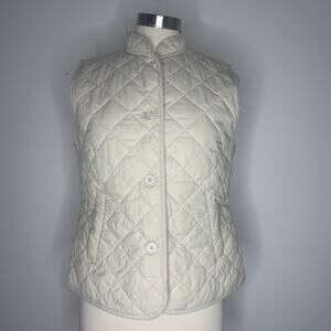 VINTAGE | GAP Oat Quilted Lightweight Puffer Vest Size Medium